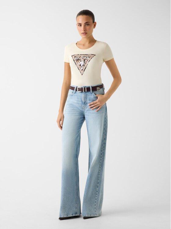 Guess Guess T-shirt 180406 Bež Classic Fit