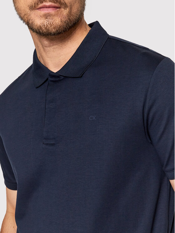 Polo Liquid Touch K10K108722 Blu scuro Regular Fit...