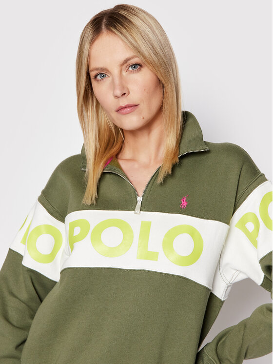 Polo Ralph Lauren Polo Ralph Lauren Суитшърт 211856675001 Зелен Relaxed Fit