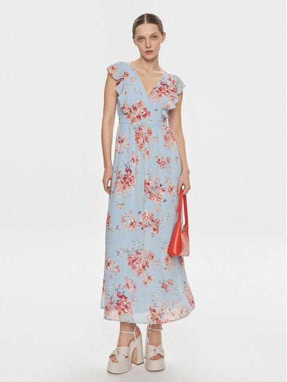Vila Vila Sommerkleid Karin 14089077 Himmelblau Regular Fit