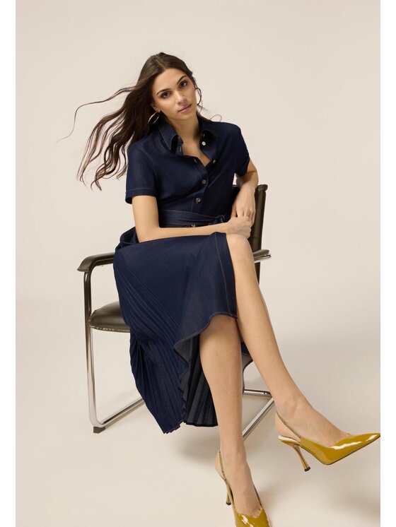 Oltre Oltre Vestito elegante 7293R004779N034 Blu Baggy Fit