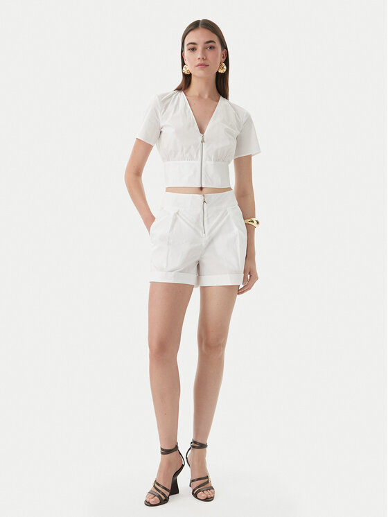 Patrizia Pepe Patrizia Pepe Μπλουζάκι 2C1672/A9B9-W103 Λευκό Regular Fit