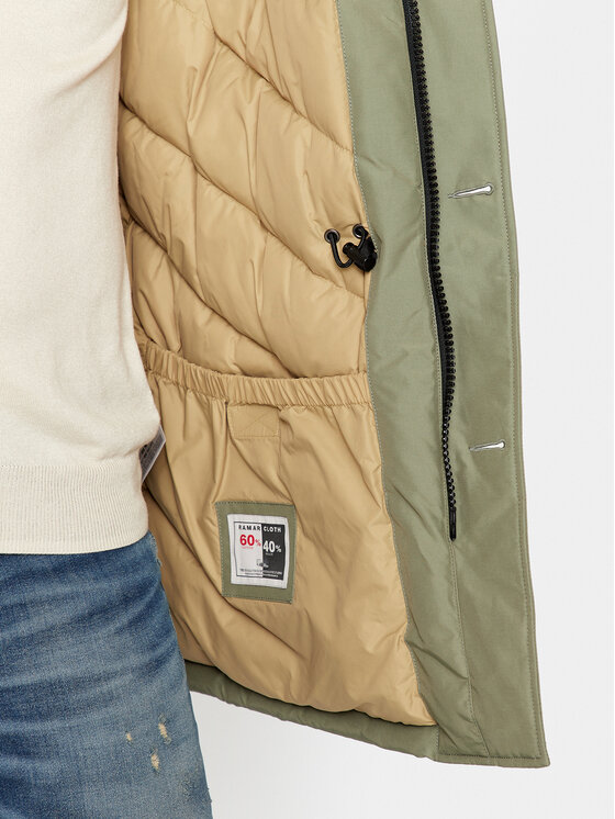 Woolrich Woolrich Pehelykabát Arctic CFWOOU0482MRUT0001 Zöld Regular Fit