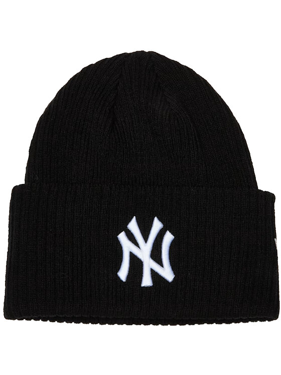 New Era New Era Berretto Wide Cuff Beanie New York Yankees Hat Nero