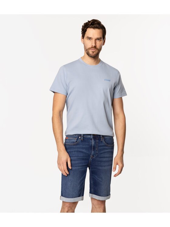 Lee Cooper Lee Cooper Bermudy JOG 1422 Niebieski Regular Fit
