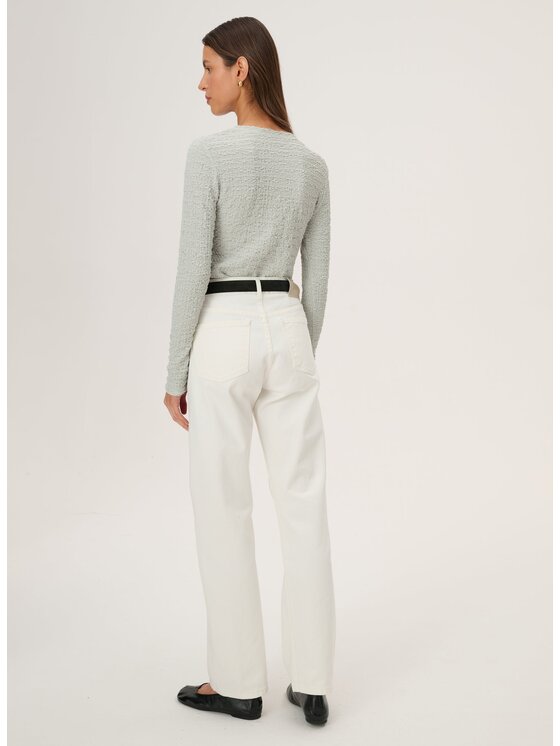 LEBRAND LEBRAND Longsleeve Faro Biały