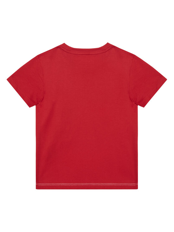 Guess Guess T-krekls N5YI11 K8HM4 Sarkans Regular Fit
