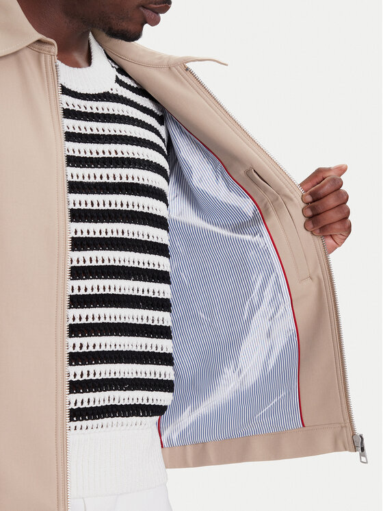 Tommy Hilfiger Tommy Hilfiger Kevad-sügis jope F1 Movie Mechanics MW0MW41370 Beež Regular Fit