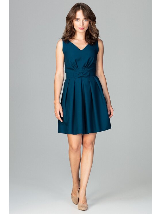 Lenitif Lenitif Vestito K487 Verde Regular Fit