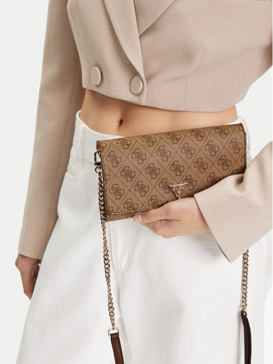 Guess Guess Ročna torba Noelle II Mini HWBG96 72750 Rjava