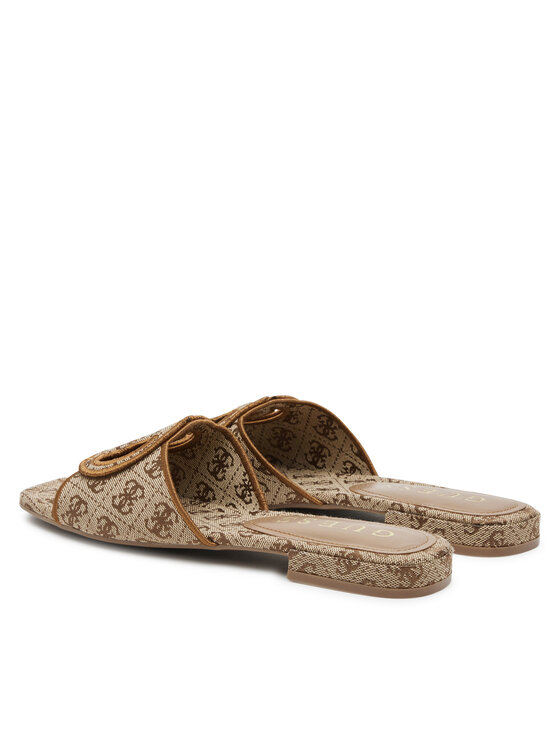 Guess Guess Šlepetės FLJTSE FAL19 Ruda