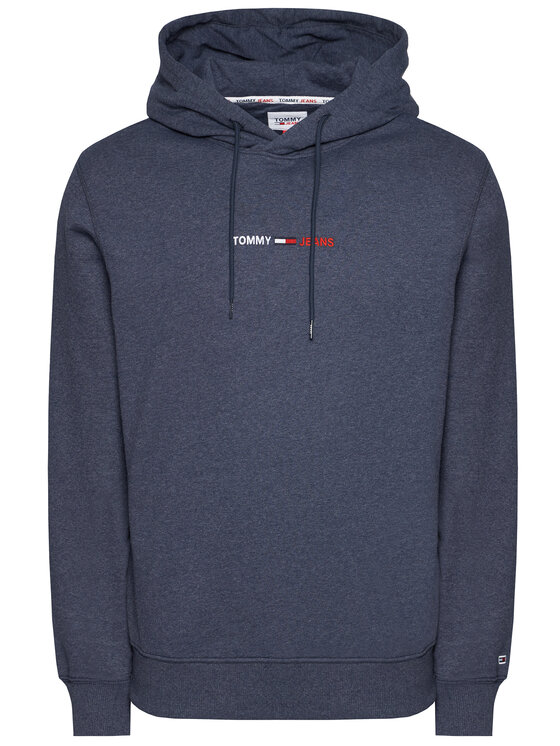 Tommy Jeans Džemperis Tjm Straight Logo DM0DM10190 Tamsiai mėlyna Regular  Fit • Modivo.lt