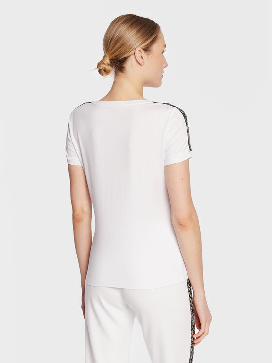 T-shirt 3RTT28 TJ6SZ 1100 Bianco Regular Fit