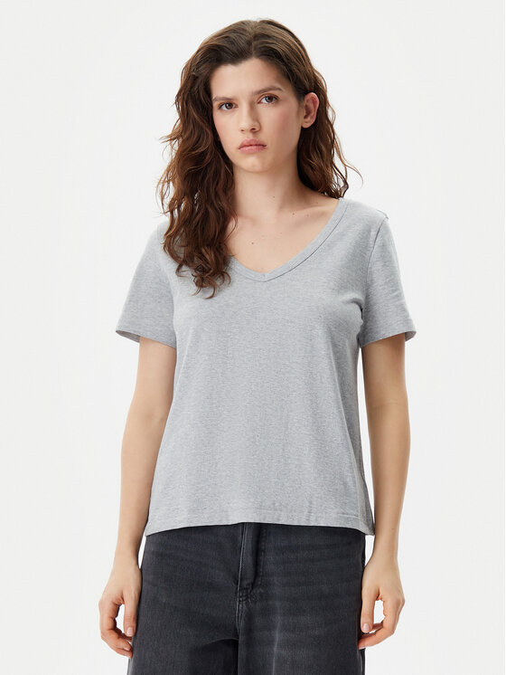 Gap Gap T-shirt 740140-01 Siva Regular Fit