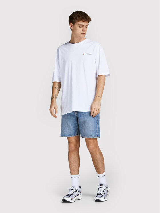 Pantaloncini di jeans Chris 12201730 Blu Loose Fit...