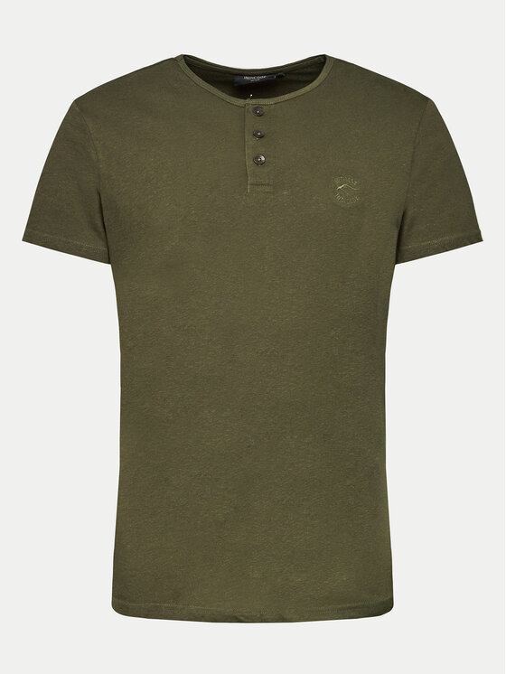 INDICODE Tricou Bosse 41-001 Verde Regular Fit