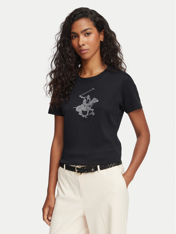 Beverly Hills Polo Club Tricou L1608-HR Negru Regular Fit