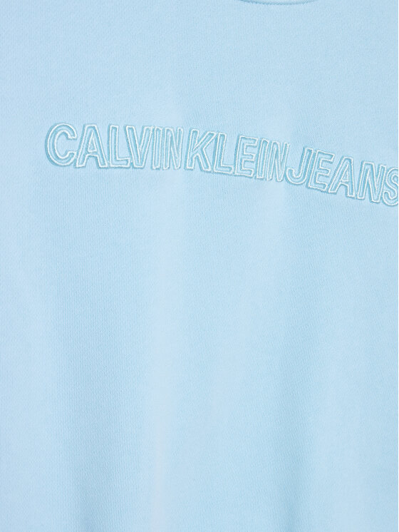 Calvin Klein Jeans Суитшърт Raised Embro IB0IB01670 Син Regular Fit ...
