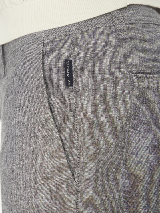 Tom Tailor Tom Tailor Šortky z materiálu 1044712 Šedá Slim Fit