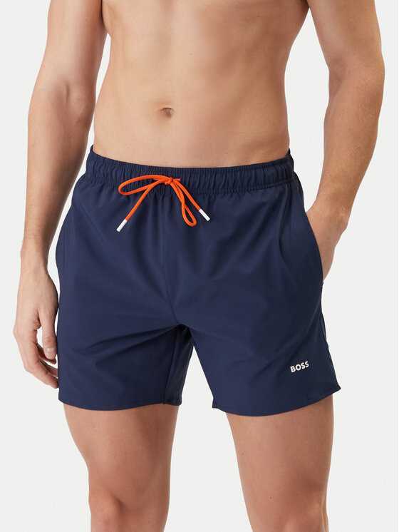 BOSS BOSS Pantaloni scurți pentru înot Tio 50491601 Bleumarin Regular Fit