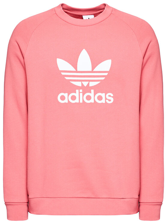 adidas Felpa Trefoil Crew GP1025 Rosa Standard Fit Modivo