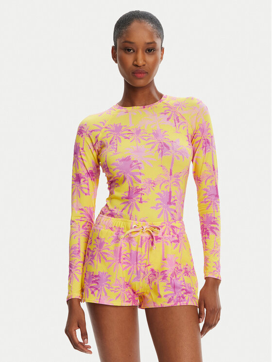 Banana Moon Banana Moon Top pentru înot Oohla Print JWF22 Galben