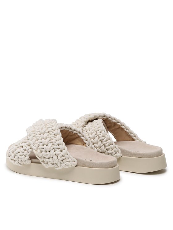 Inuikii Inuikii Παντόφλες Woven 70104-105 Λευκό