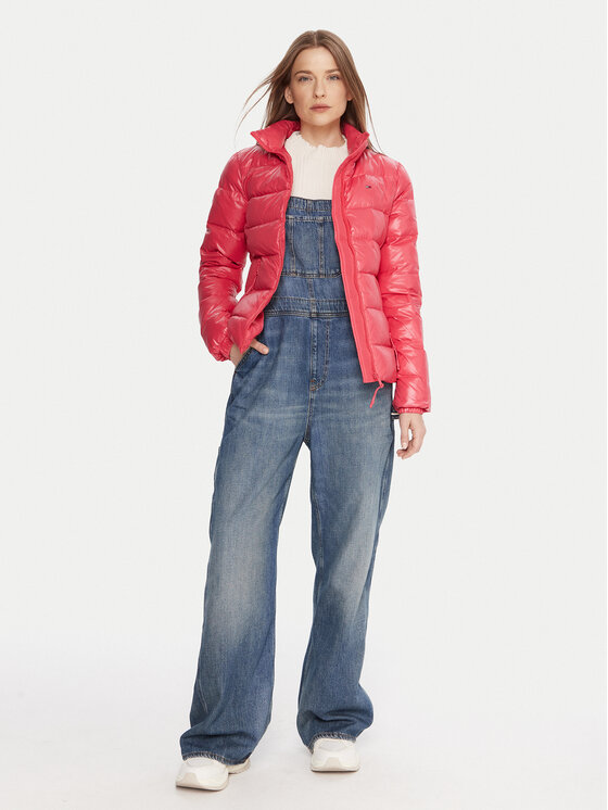 Tommy Jeans Tommy Jeans Daunenjacke DW0DW21618 Rosa Slim Fit