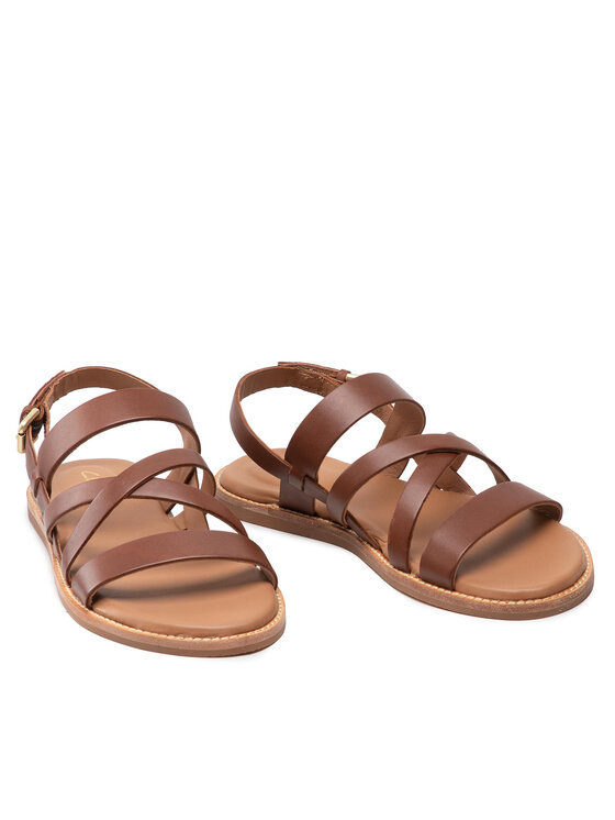 Clarks Clarks Basutės Karsea Sun 261660184 Ruda