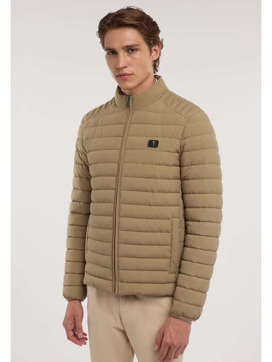 Trussardi Trussardi Giubbotto piumino F005M000036N041 Crema Regular Fit