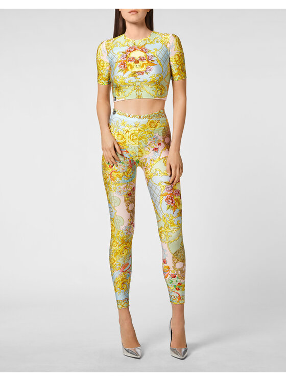 PHILIPP PLEIN PHILIPP PLEIN Leggings 4643 Multicolore Skin Tight Fit
