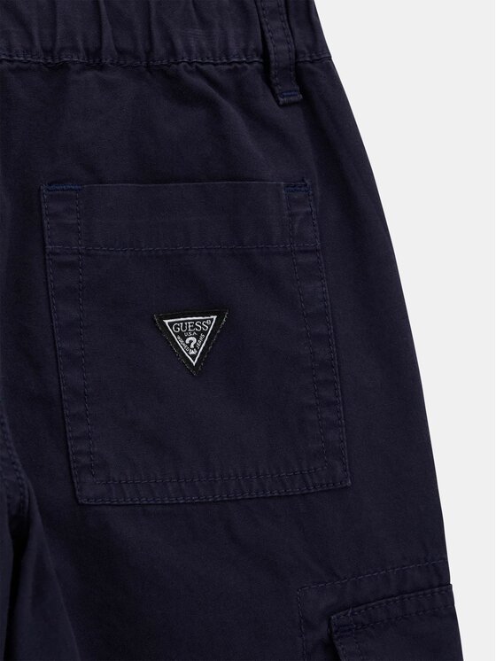 Guess Kids Guess Kids Kalhoty z materiálu 174589 Modrá Regular Fit
