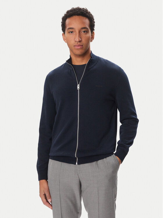 HUGO HUGO Cardigan San Jacomo-C 50553606 Blu scuro Slim Fit