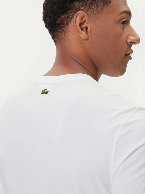 Lacoste Lacoste T-Shirt TH5634 Biały Regular Fit