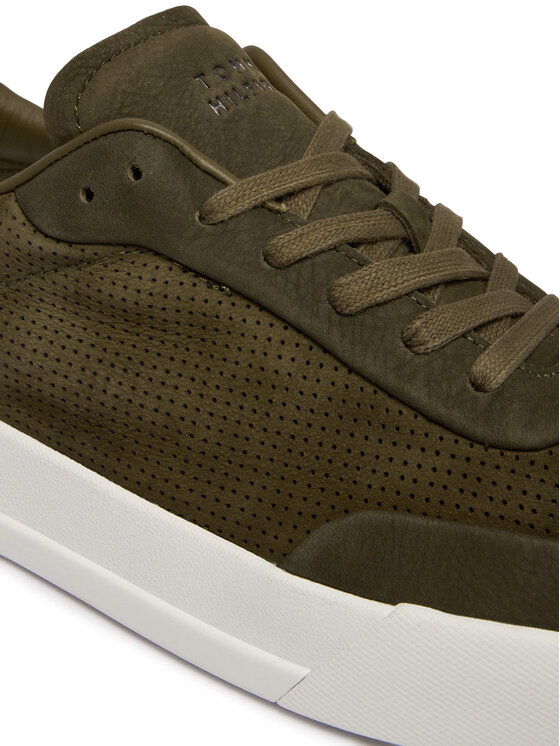 Tommy Hilfiger Tommy Hilfiger Sneakersy Th Court Best FM0FM05821 Zielony