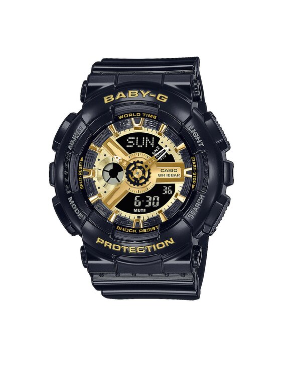 Baby-G Ceas BA-110X-1AER Negru Accesorii imagine noua