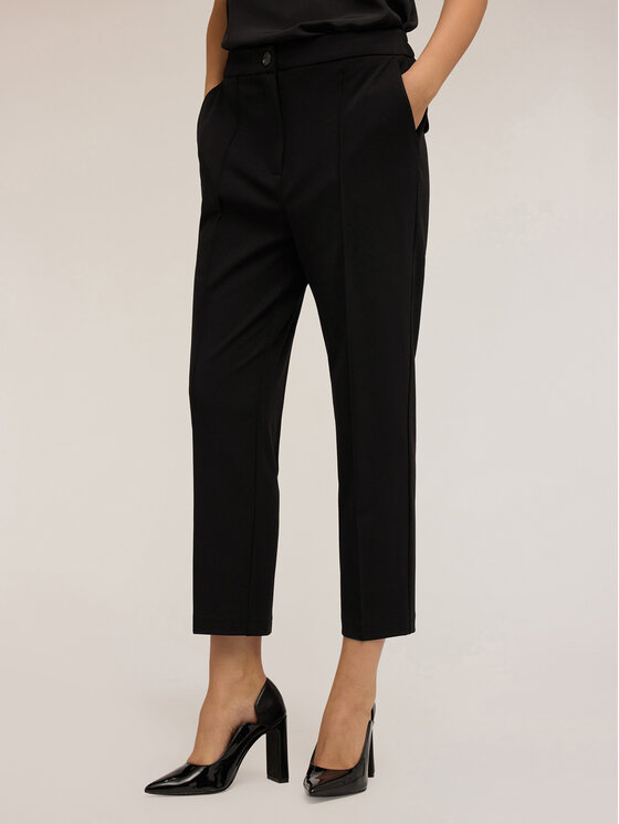 Motivi Motivi Pantaloni di tessuto P118W000821N033 Nero Regular Fit