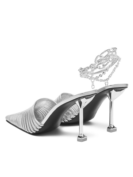 Naked Wolfe Naked Wolfe Natikači Chromed 00078 Srebrna