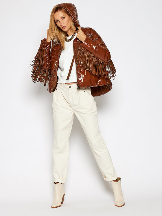 PINKO PINKO Zimní bunda Campari 1 Piumino 20202 PRR 1N12YB.Y66M Hnědá Regular Fit
