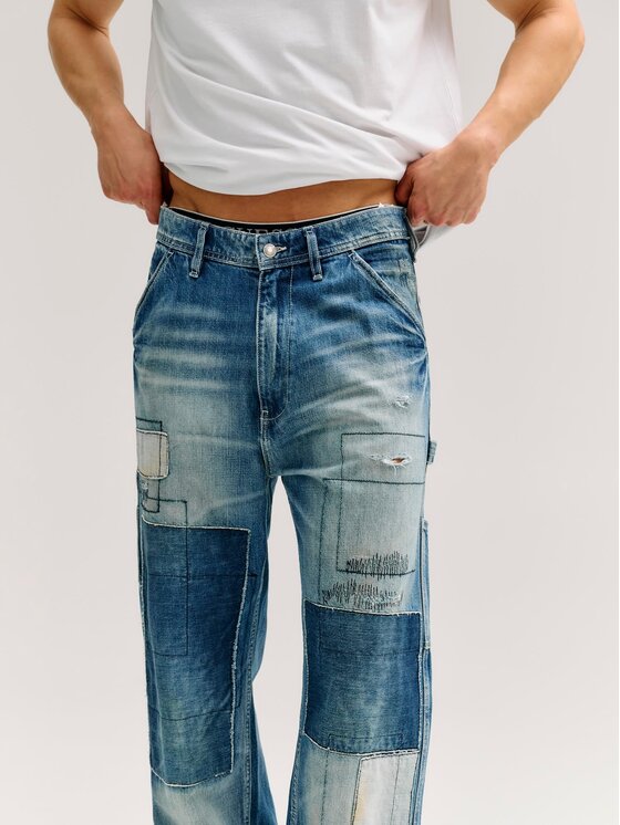 Guess Guess Jeansy 183741 Modrá Regular Fit