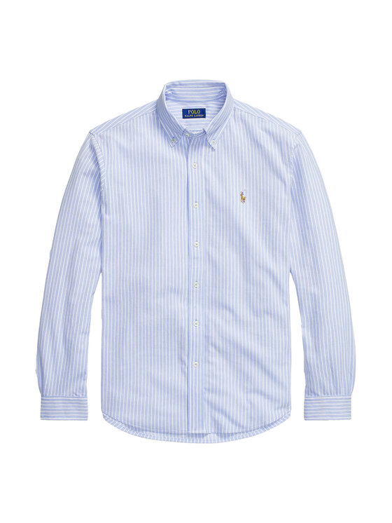 Polo Ralph Lauren Polo Ralph Lauren Πουκάμισο 710934575002 Γαλάζιο Slim Fit