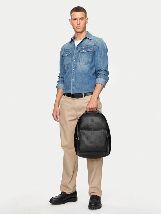 Calvin Klein Jeans Calvin Klein Jeans Ruksak Monogram Soft Campus K50K512023 Čierna