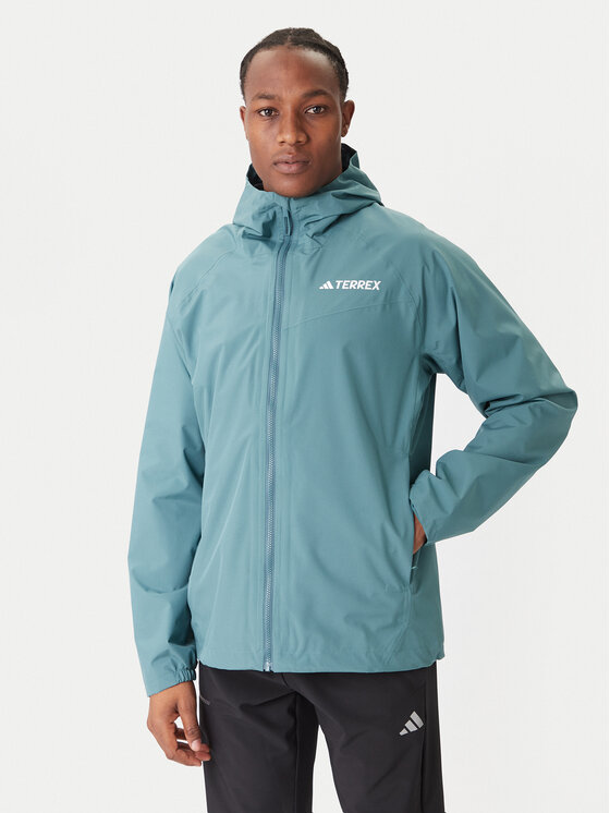 adidas adidas Větrovka Terrex Multi 2L RAIN.RDY JL9774 Zelená Regular Fit