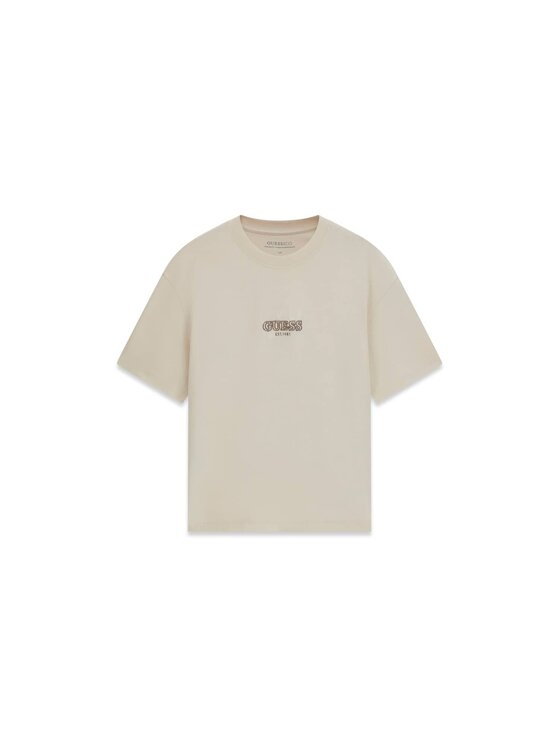 Guess Guess T-Shirt 183565 Béžová Classic Fit
