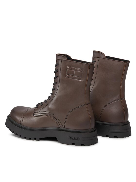 Tommy Jeans Tommy Jeans Kozaki Tjm Casual Boot EM0EM01244 Brązowy