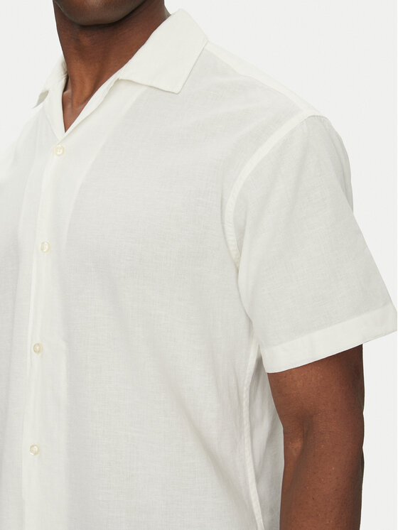 Jack&Jones Jack&Jones Krekls Breeze Resort 12268967 Balts Relaxed Fit