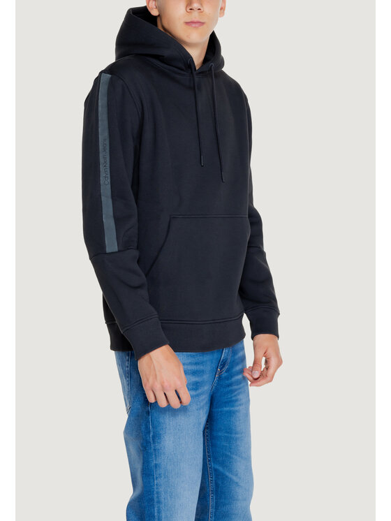 Calvin Klein Jeans Calvin Klein Jeans Felpa LOGO TAPE Nero Casual Fit
