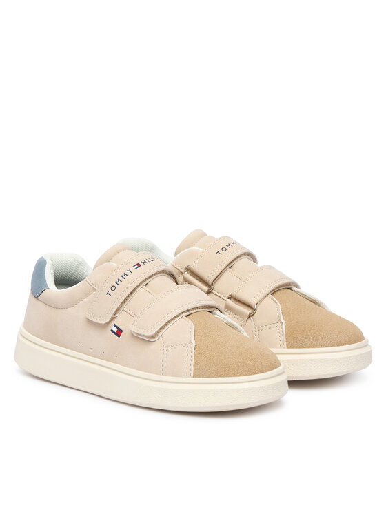 Tommy Hilfiger Tommy Hilfiger Superge Low Cut Velcro Sneaker T1X9-35218-1959 S Bež