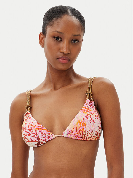 Guess Guess Góra od bikini E5GJ39 KCUN0 Koralowy