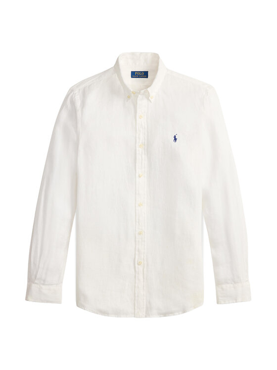 Polo Ralph Lauren Polo Ralph Lauren Marškiniai 710968915014 Balta Slim Fit